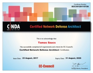 Certified Network Defense Architect (CNDA)